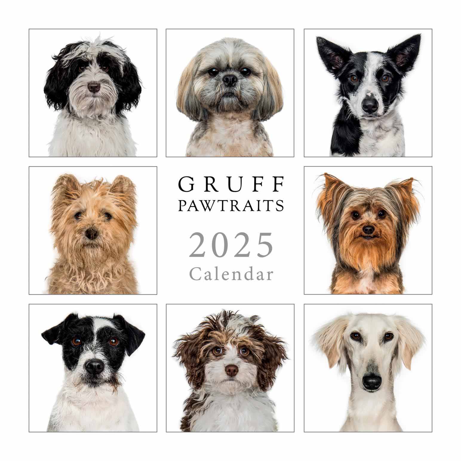 Image Gallery Sq Gruff Pawtraits Square Calendar 2025