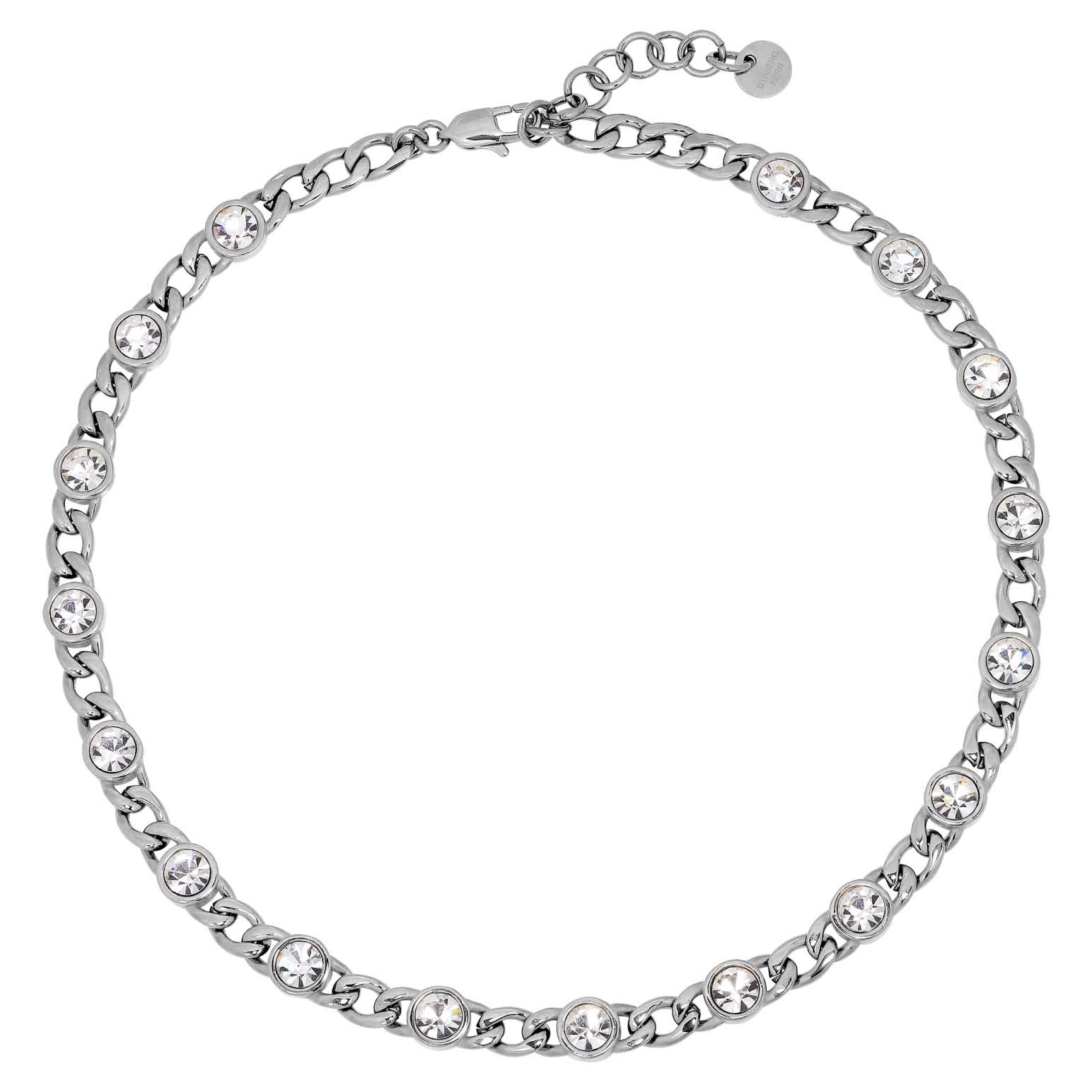 Dyrberg Kern Collana Ss Crystal  Necklace