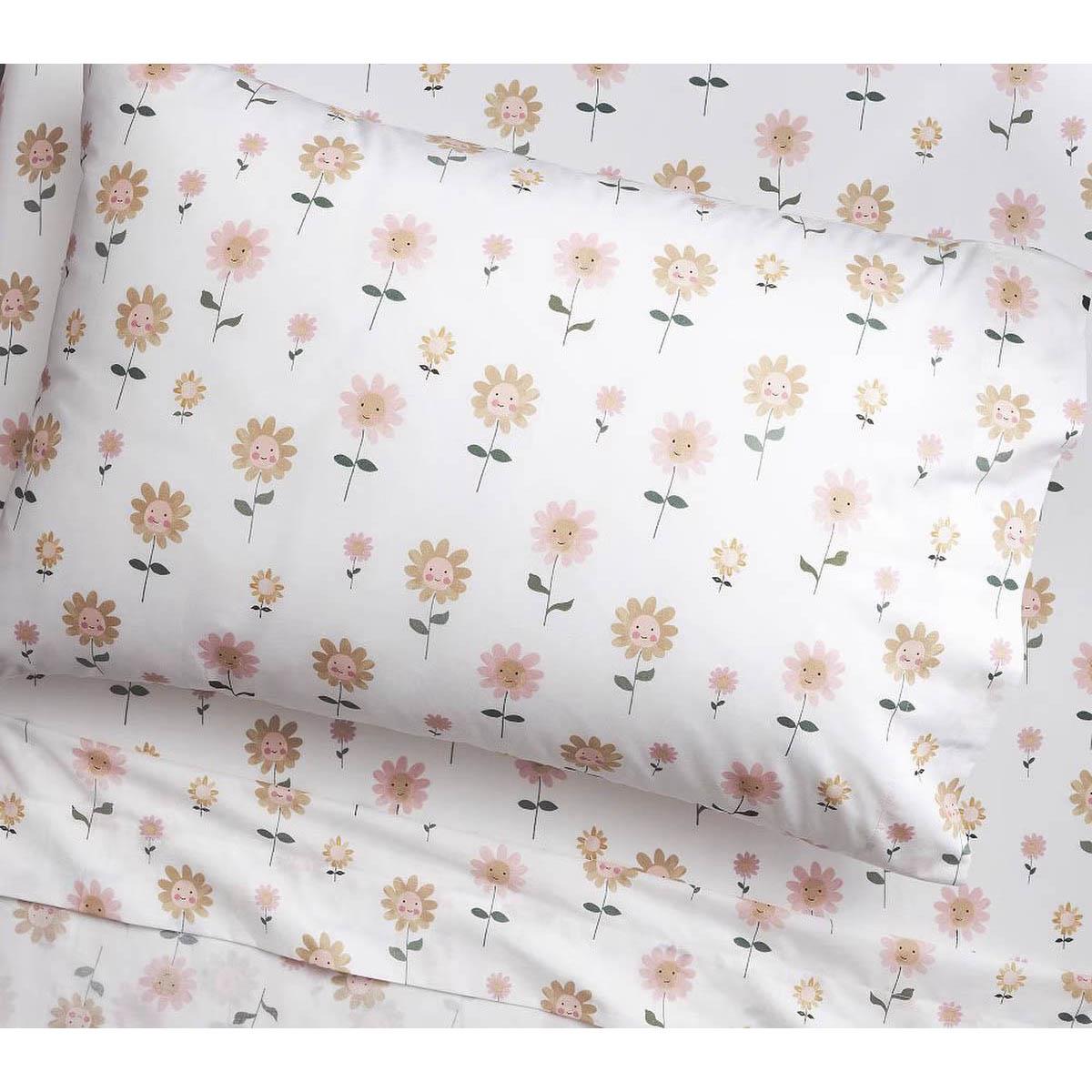 Pottery Barn Kids Daisy Sheet Set Multi - Single