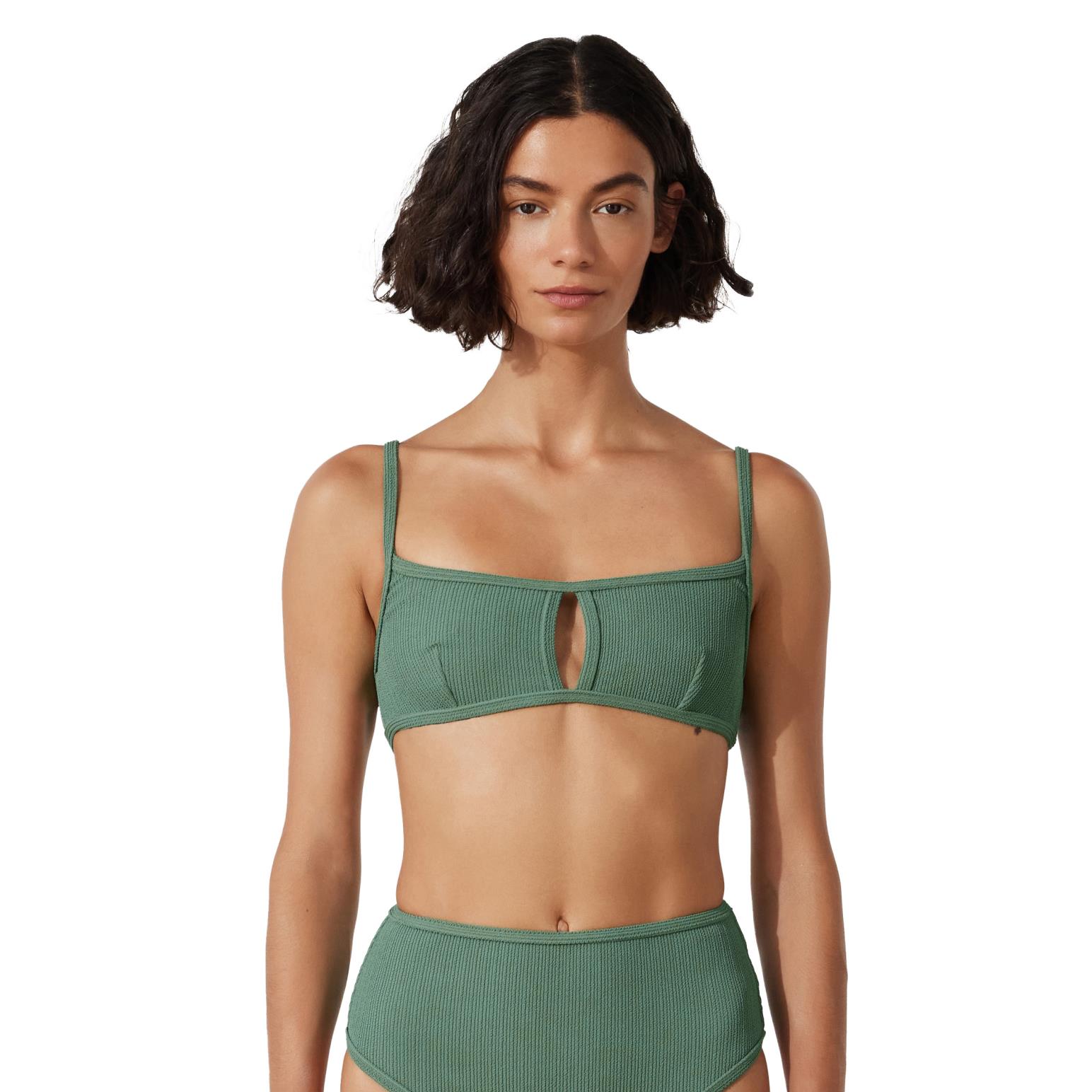 Zulu & Zephyr Emerald Textured Bralette