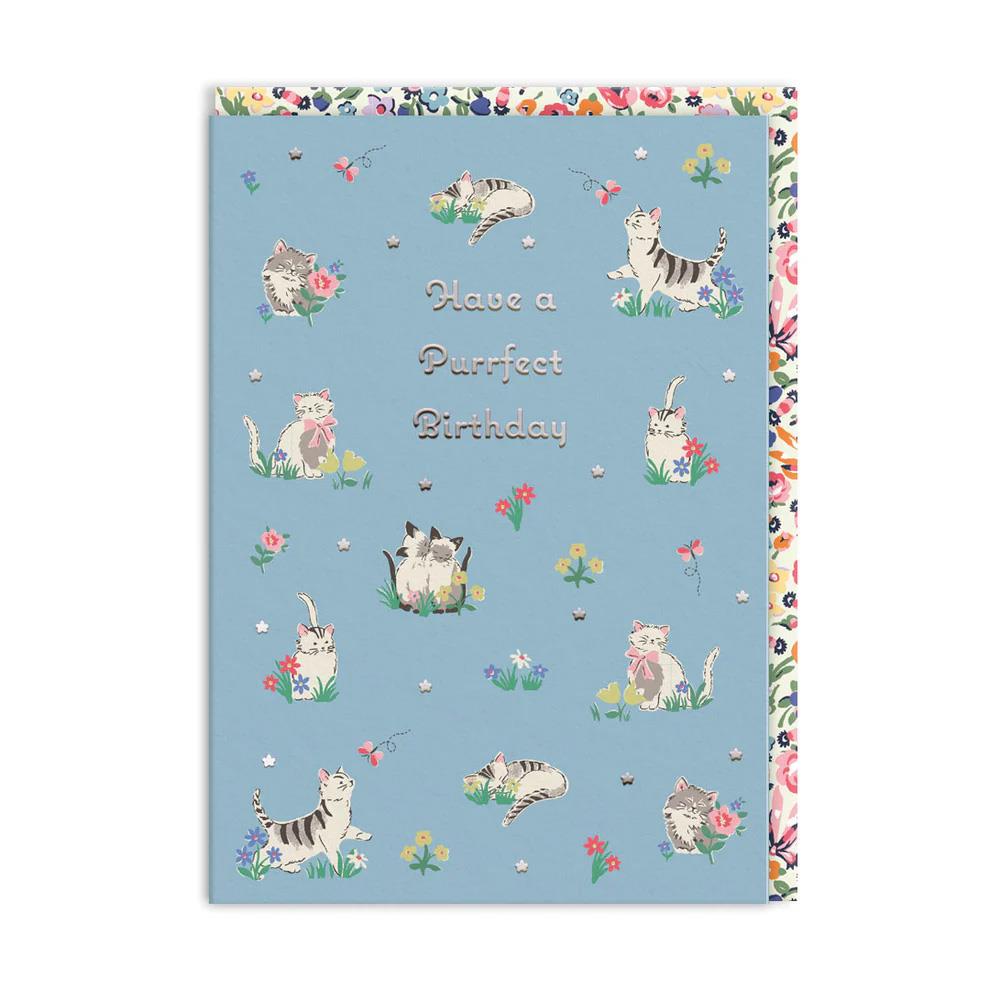 Cath Kidston Purrfect Kittens Birthday Card