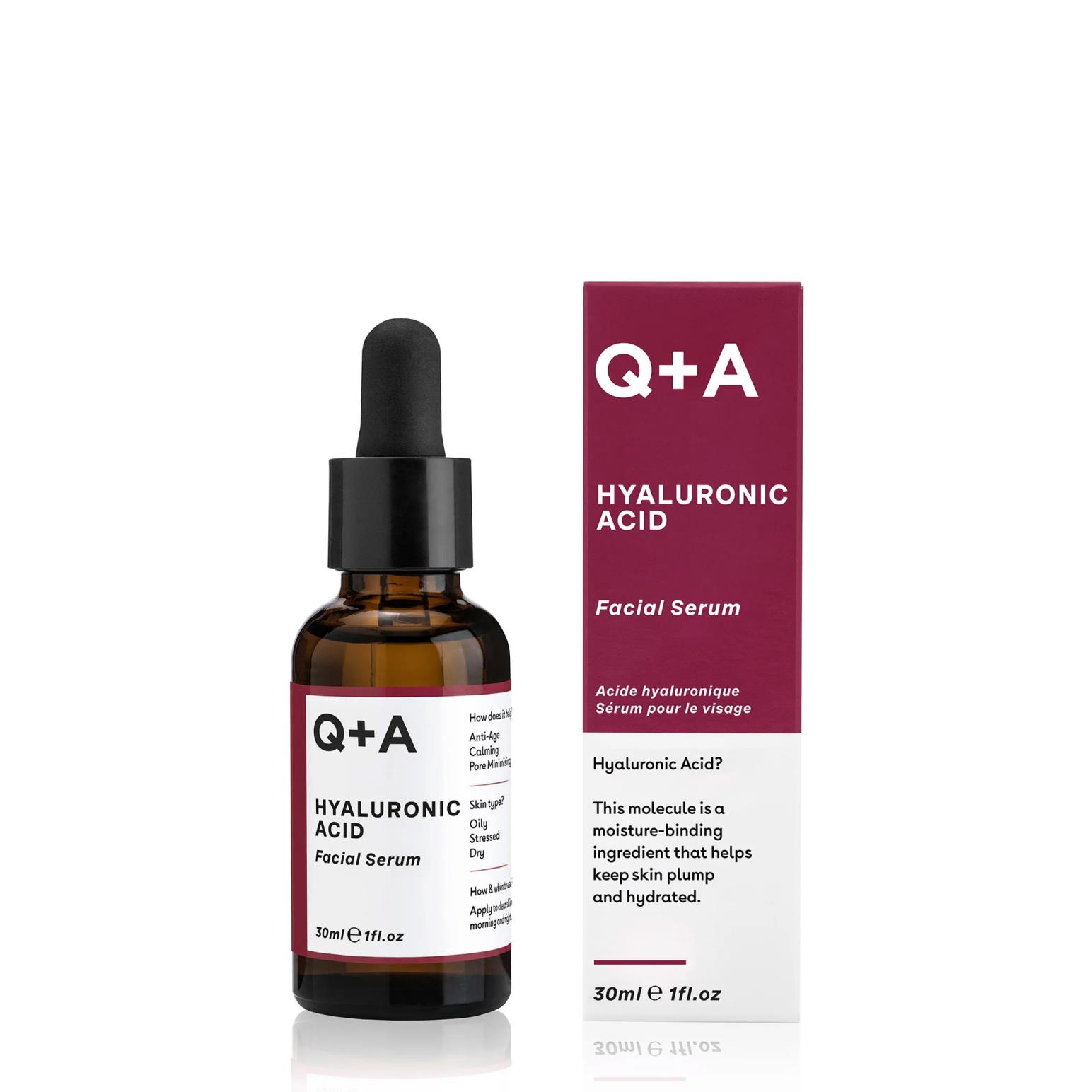 Q+A Hyaluronic Acid Facial Serum 30ml