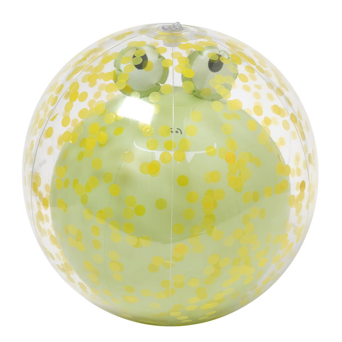 SUNNYLiFE 3D Inflatable Beach Ball Cookie the Croc Light