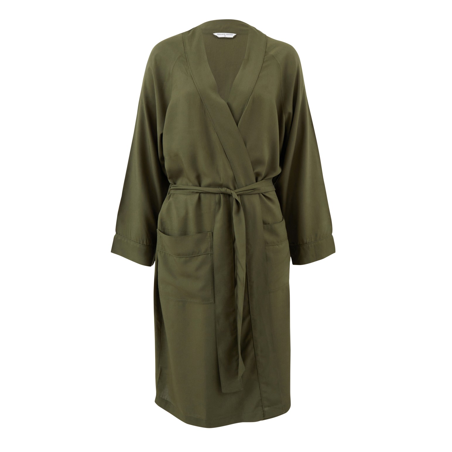 Wallace Cotton Olive Robe