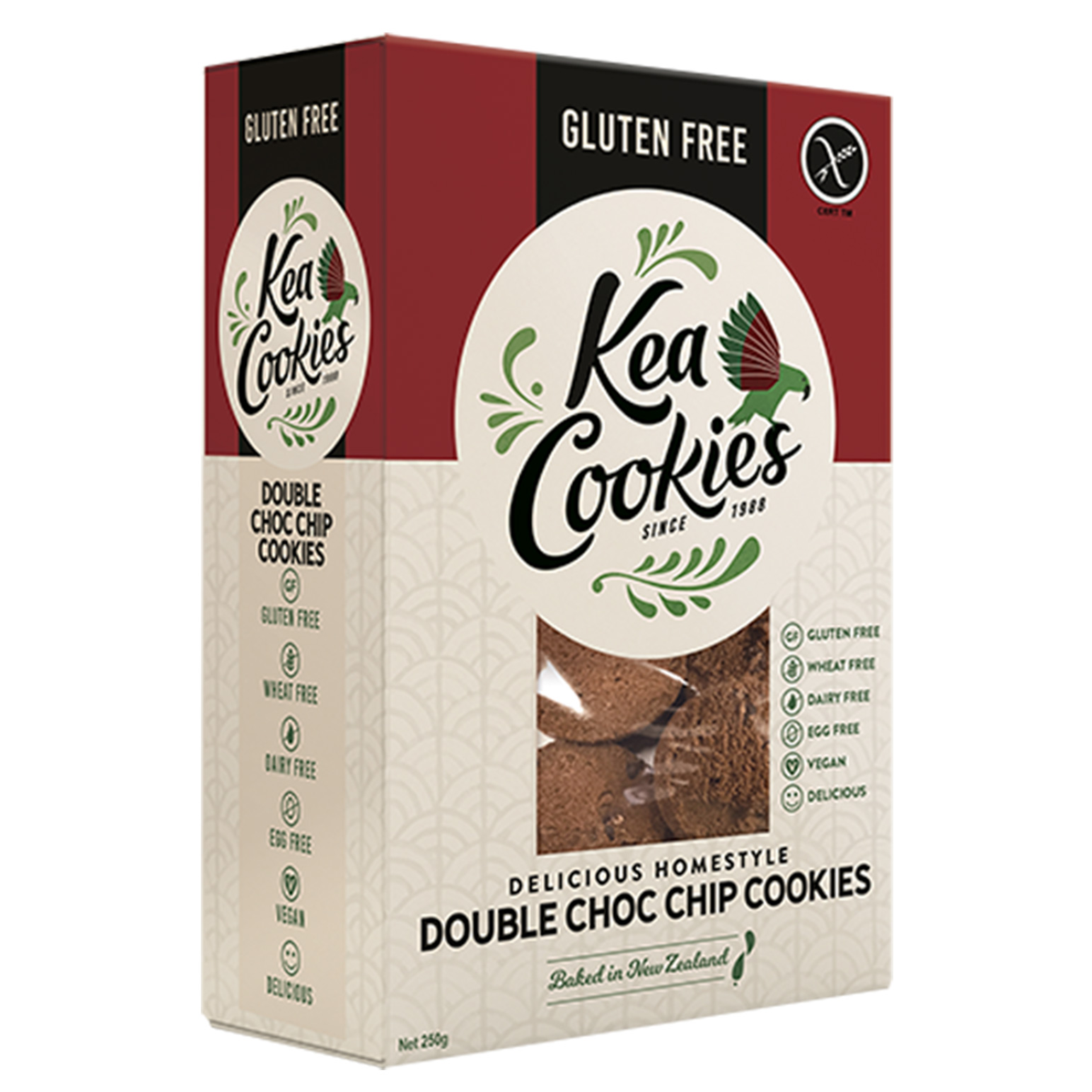 Kea Cookies GF Double Choc Chip 250g