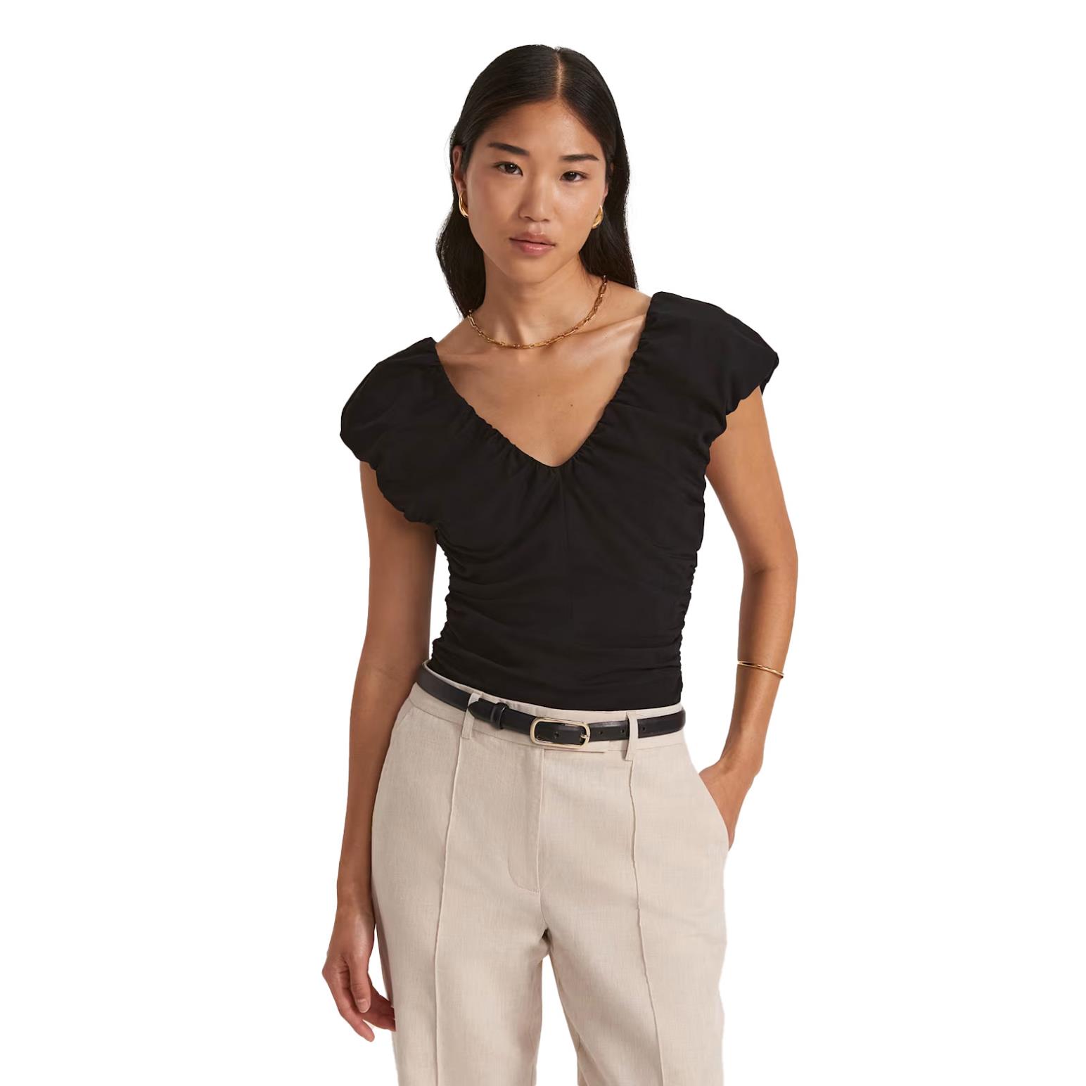 SABA Reagan Rouched Top