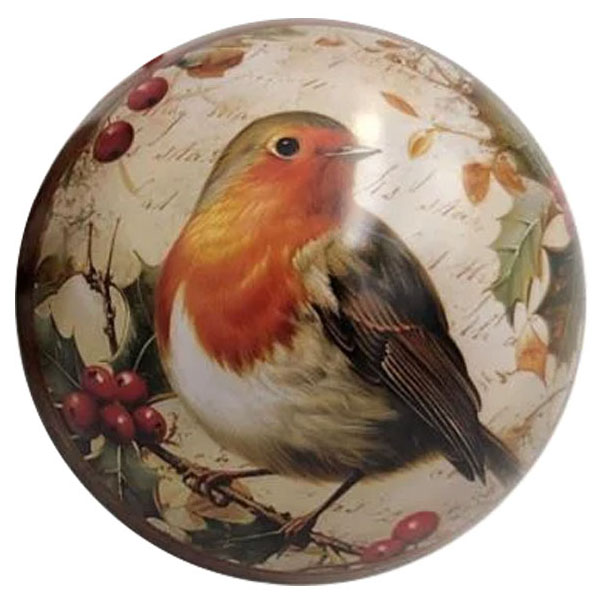 Nostalgia Robin & Holly Bauble