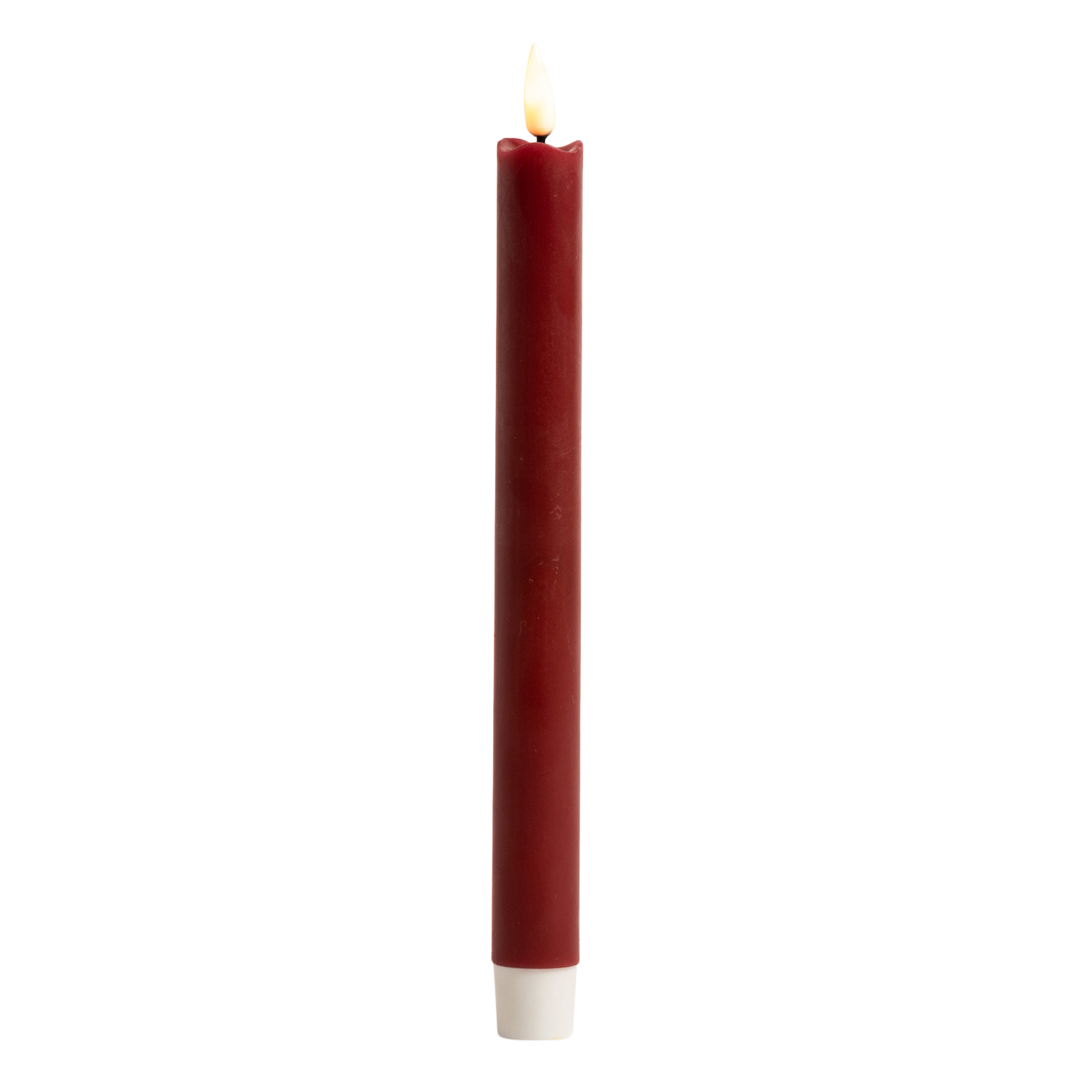 Stellar Haus Red Table Candle 2 Pack (24H 2.5D) With Timer