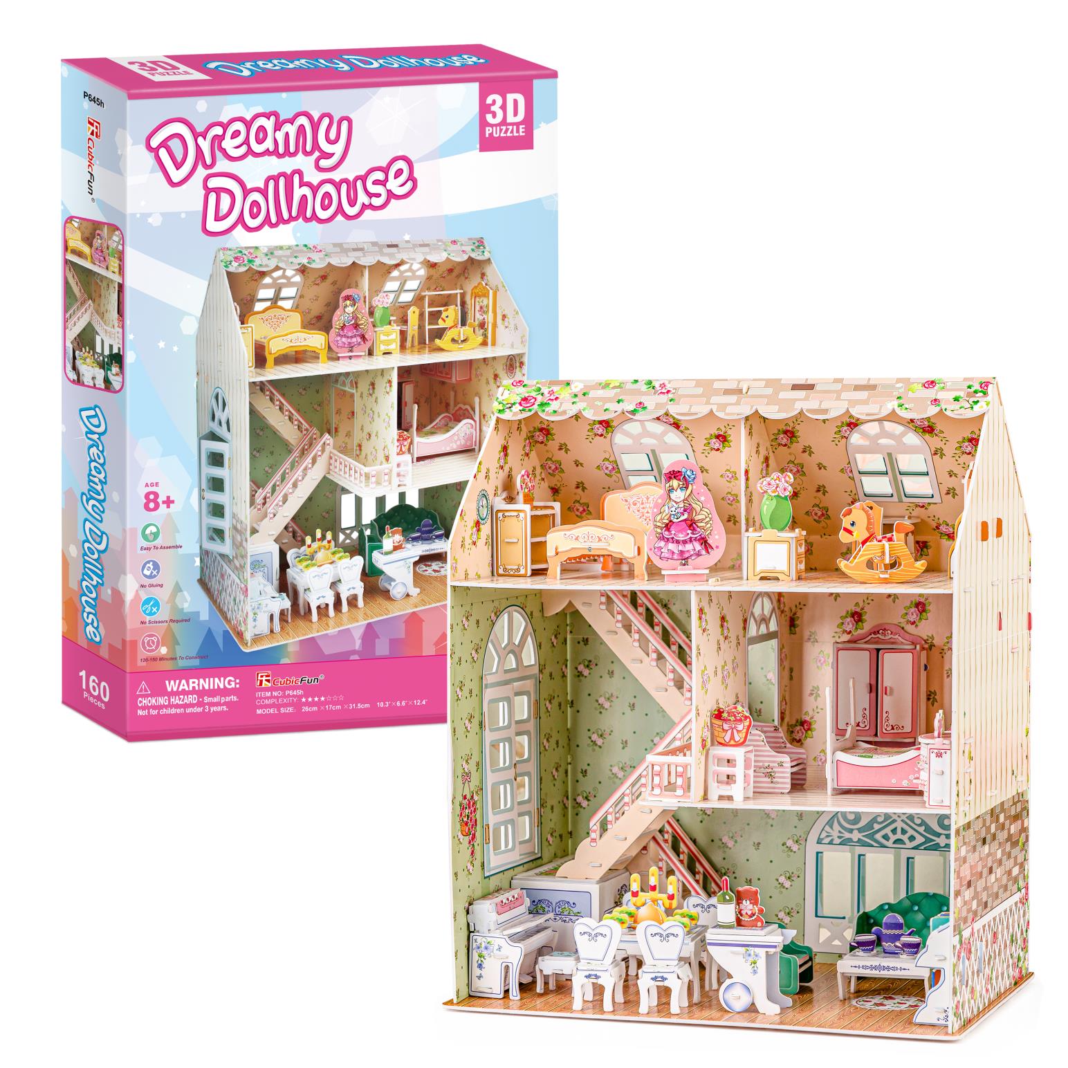 3D Puzzles Dreamy Dollhouse