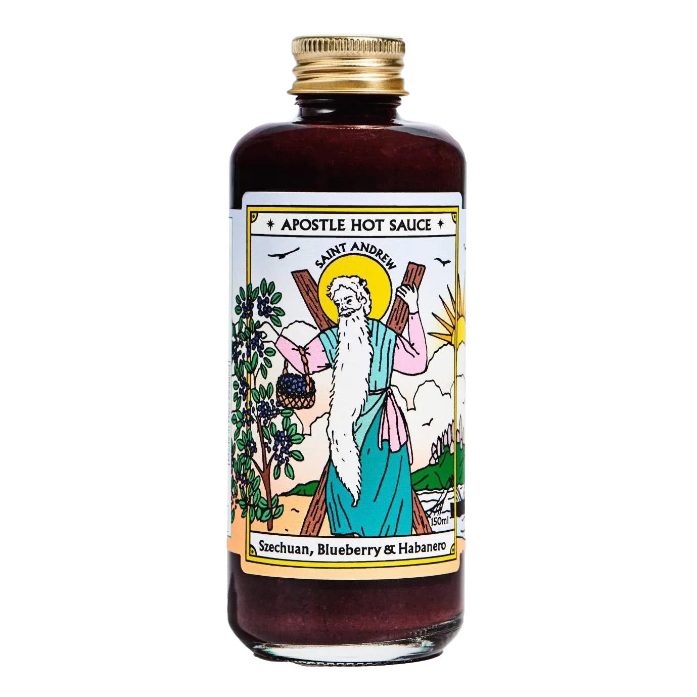 Apostle Saint Andrew - Szechuan, Blueberry & Habenero Hot Sauce 150ml