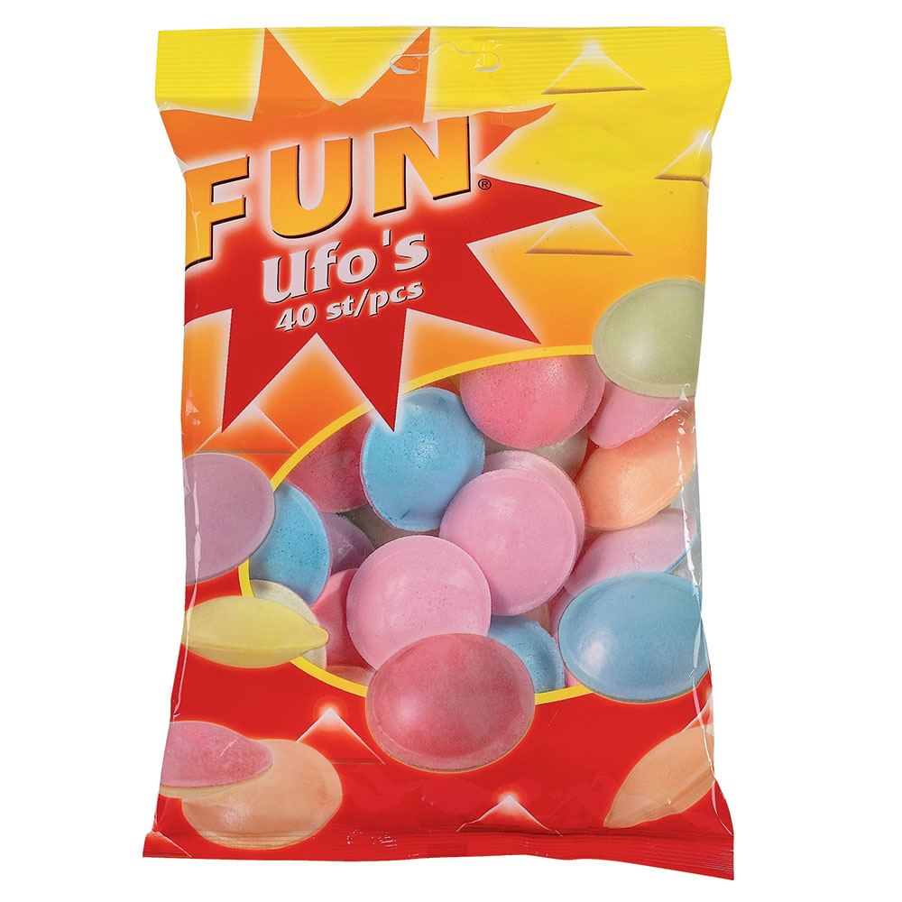 UFO's With Citric Fruit Filling 40 Pieces 50g