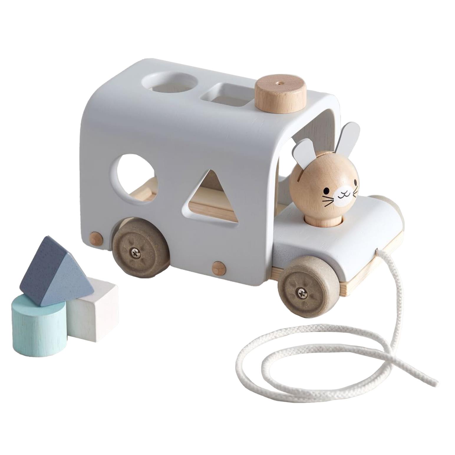 Pottery Barn Kids Plan Toys Bunny Sorting Bus