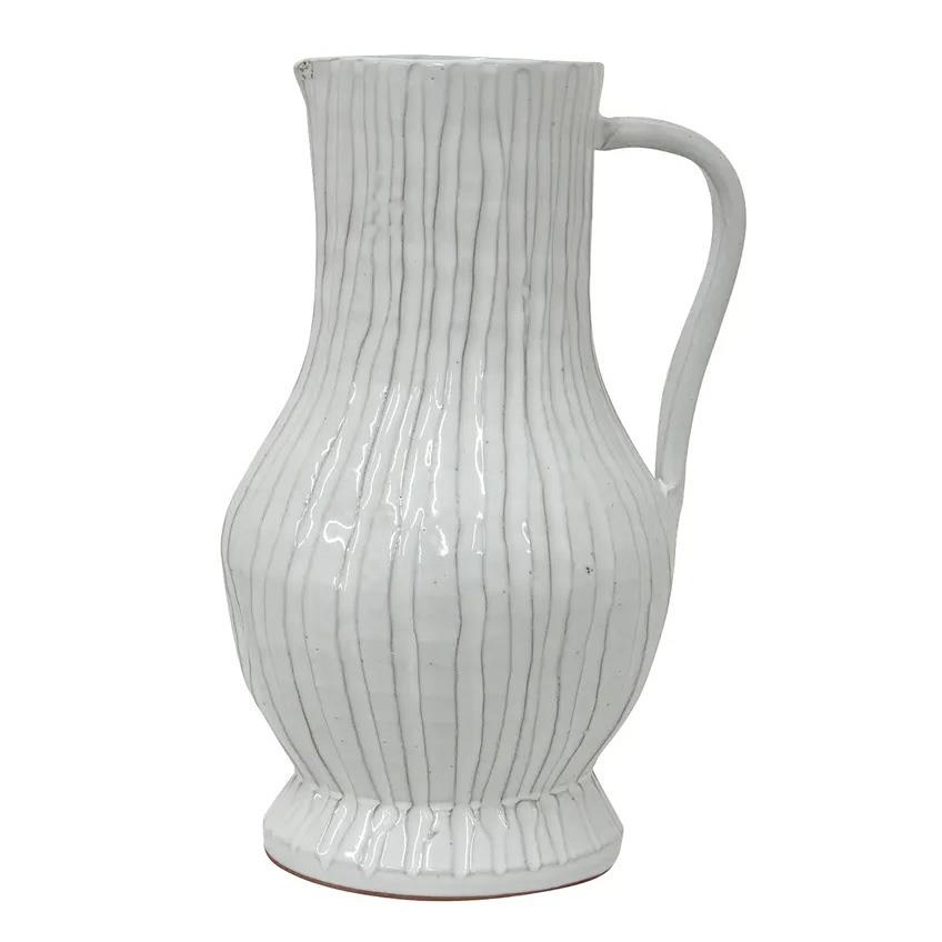 French Country Ribbed Jug Large