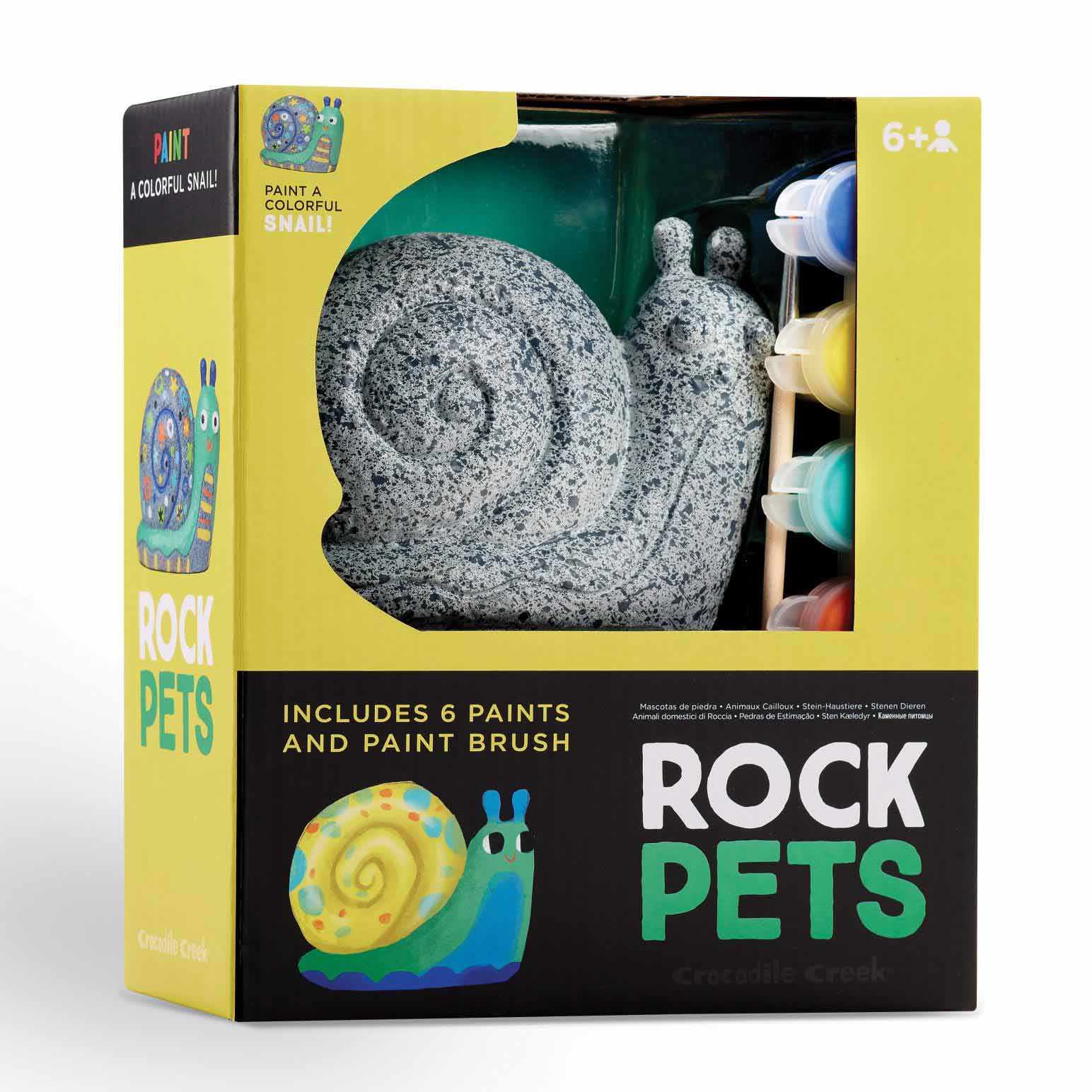 Croc Creek Creative - Rock Pets Snail