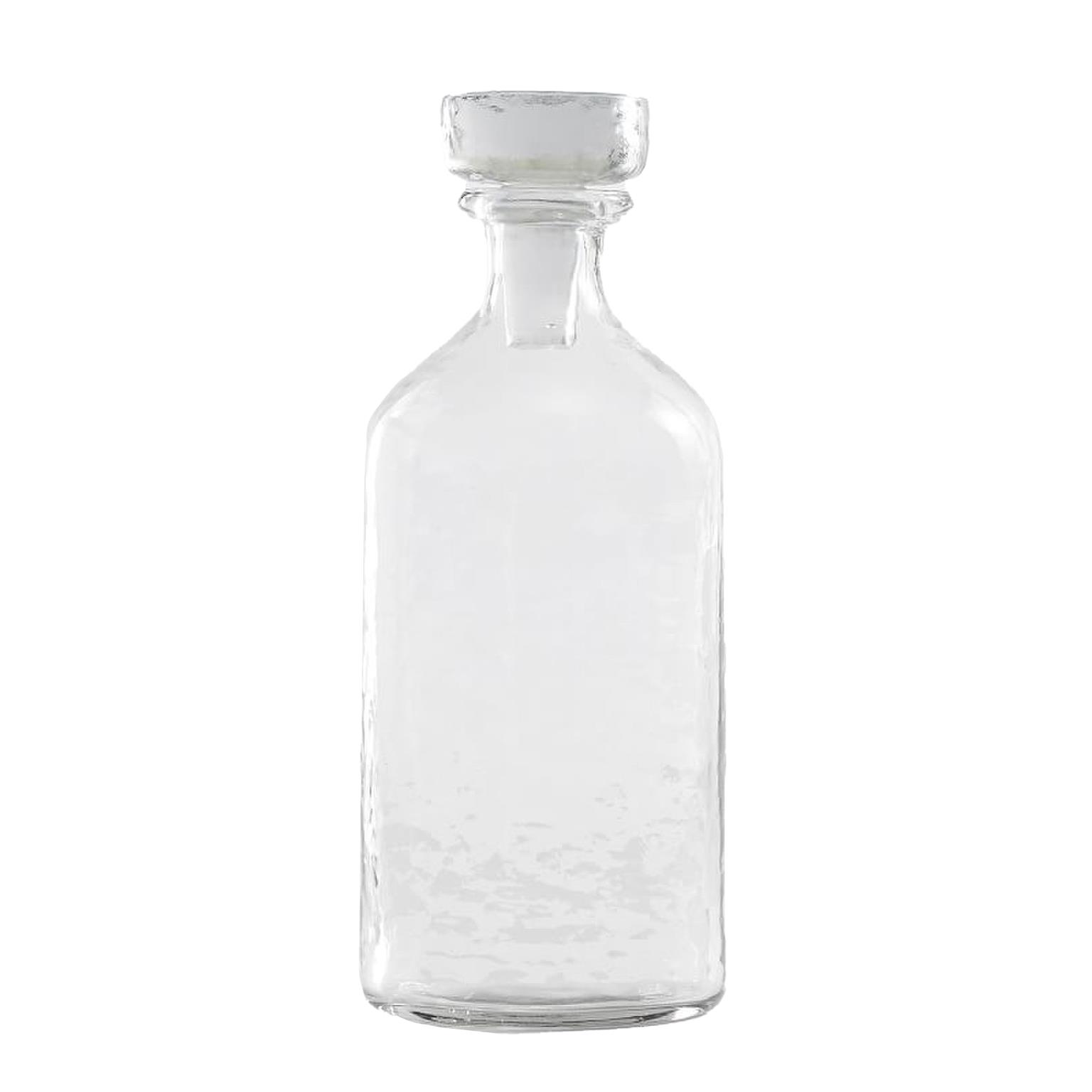 Pottery Barn Hammered Glass Decanter