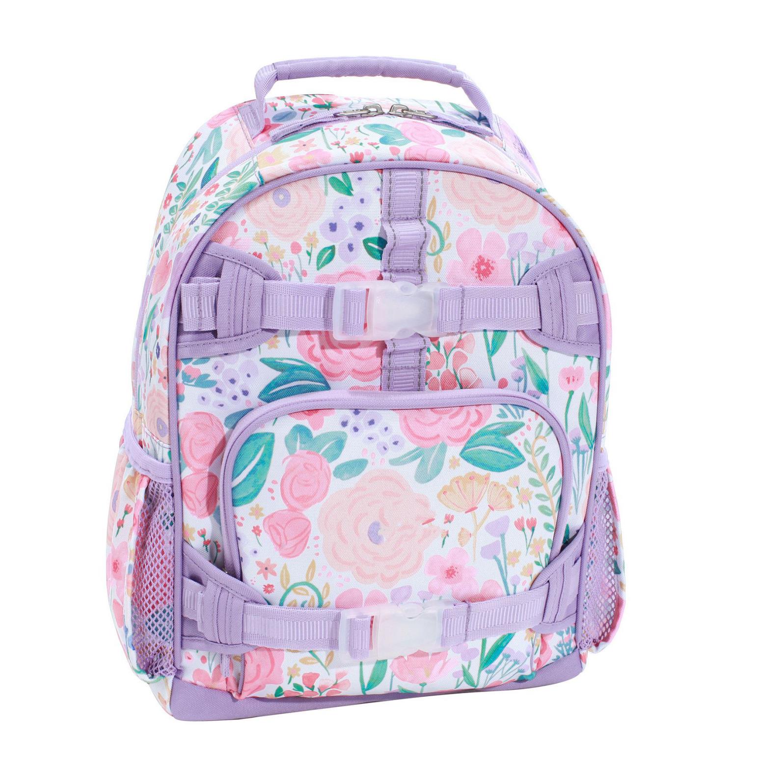 Pottery Barn Kids Mackenzie Recycled Small Backpack Floral Blooms