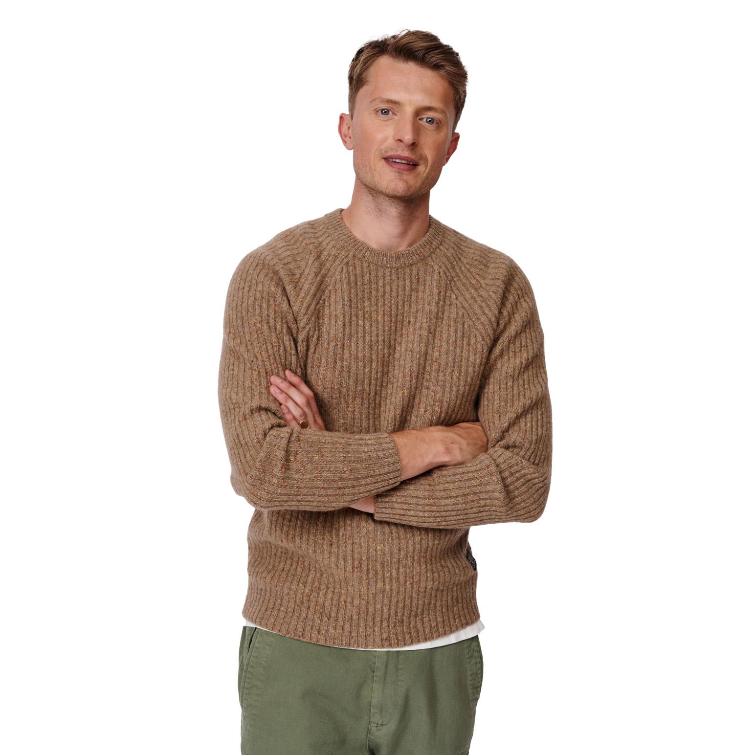 Aubin Tay Fisherman Rib Crew Neck Jumper