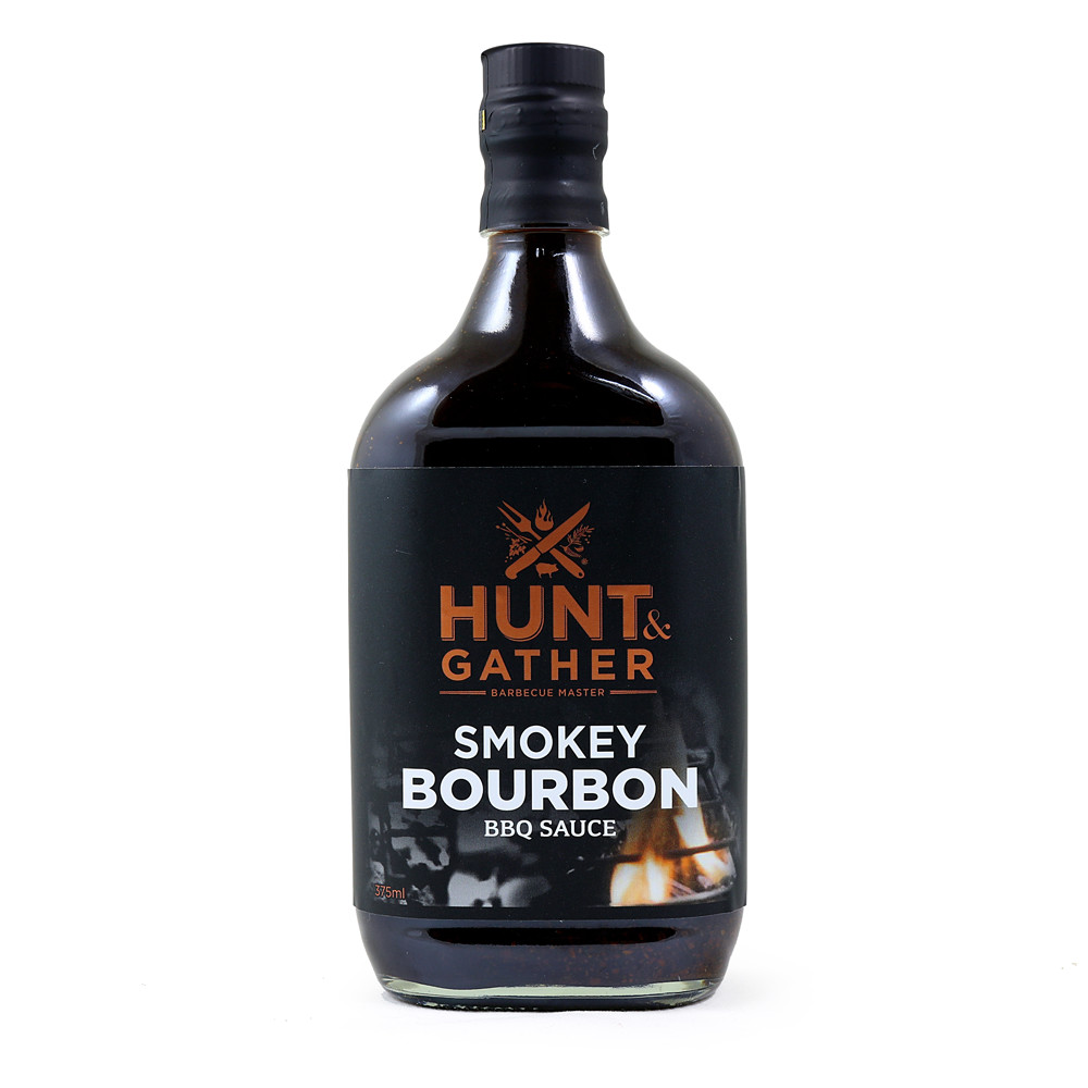 Hunt & Gather Smoky Bourbon BBQ Sauce 375ml