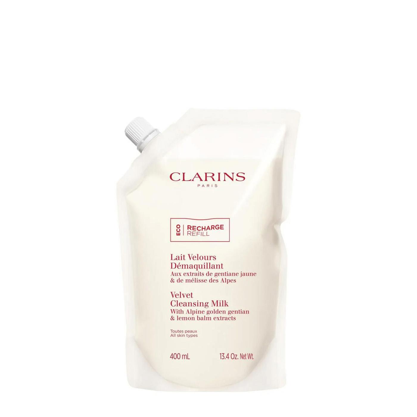 Clarins Velvet Cleansing Milk 400ml Refill Pouch