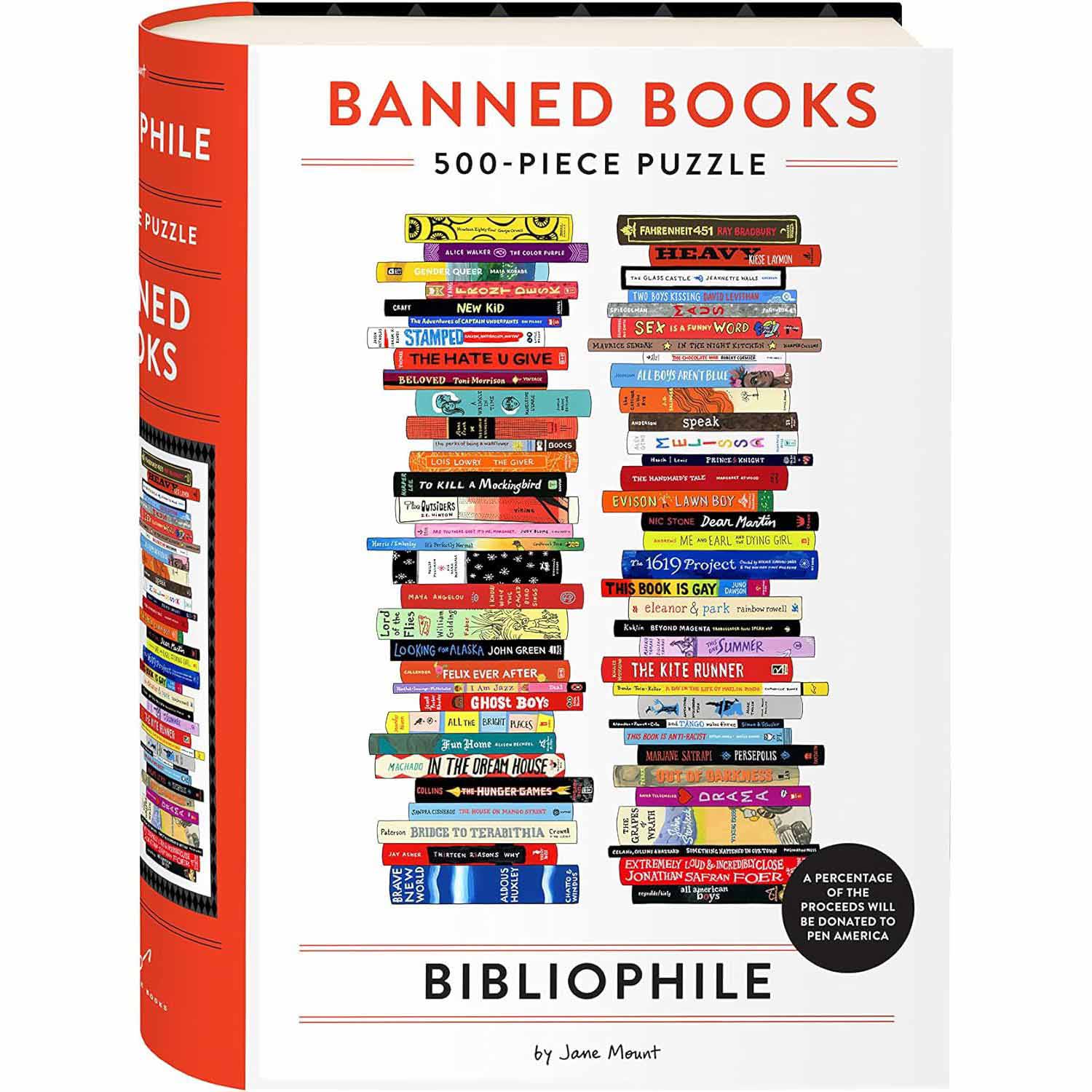 Bibliophile Banned Books 500 Piece Puzzle