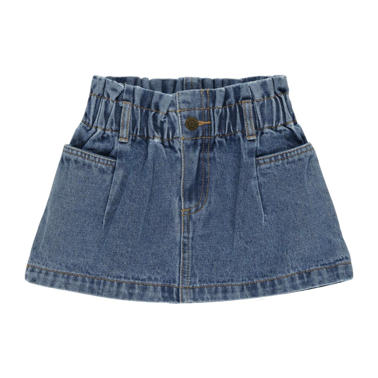 Rylee + Cru Denim Mini Skirt