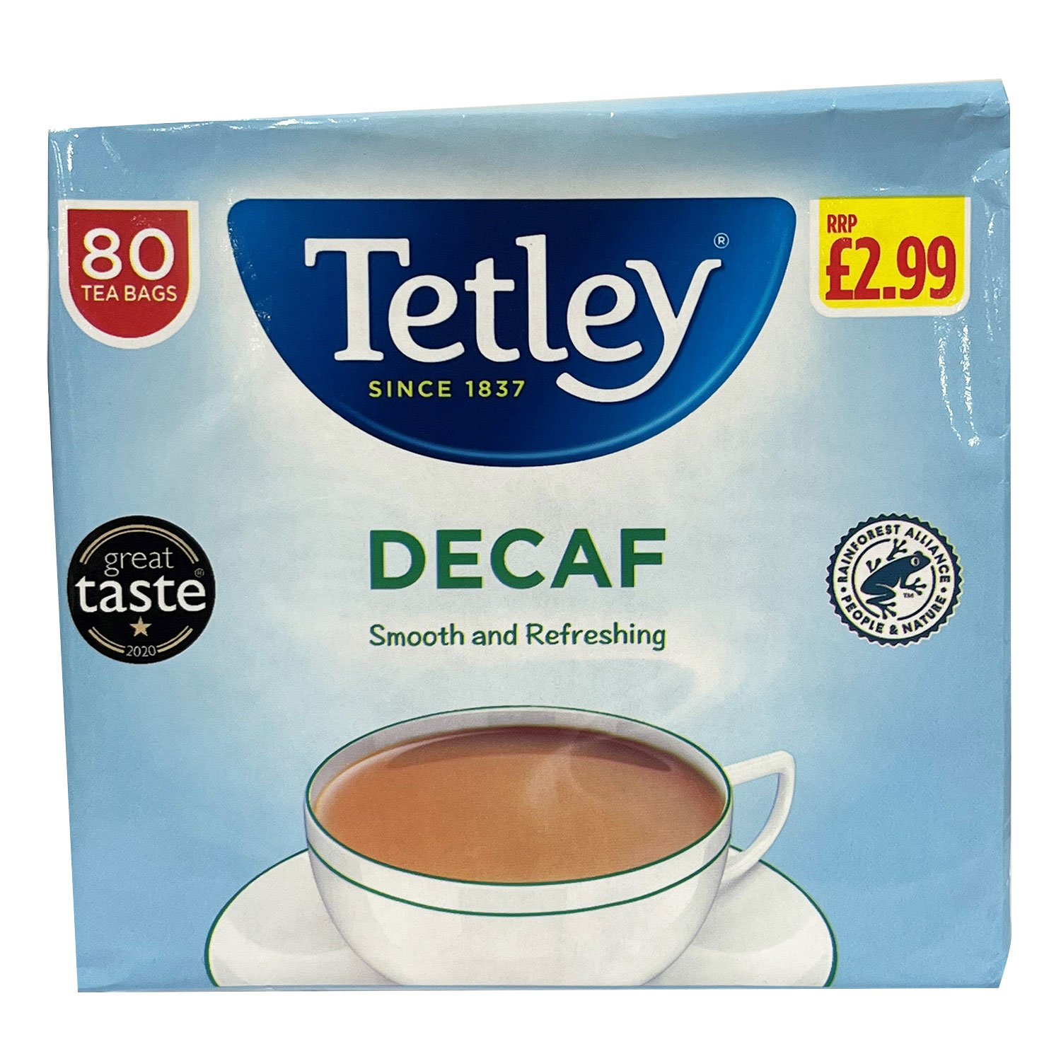 Tetleys Teabags 80s Decaf