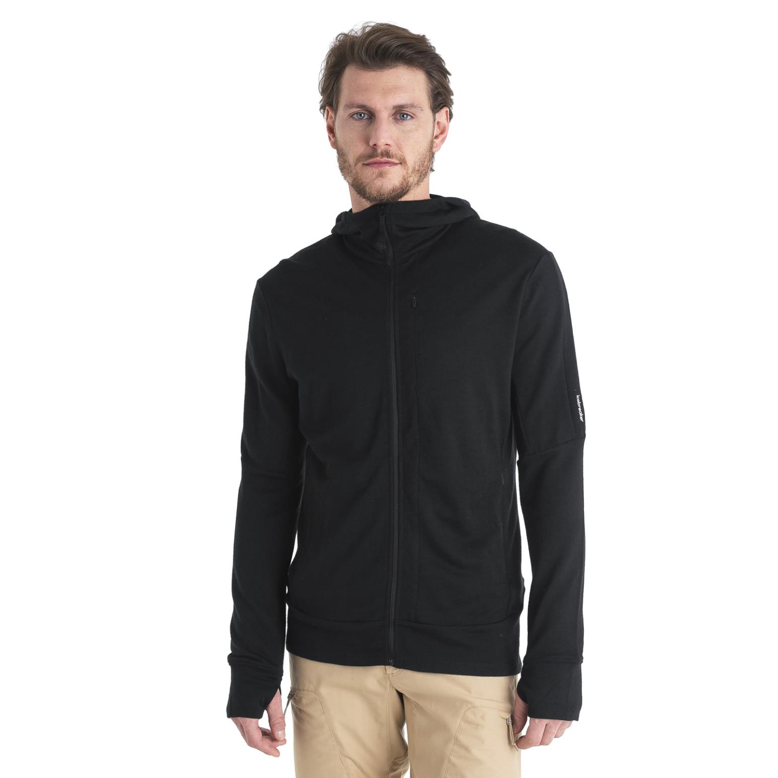 Icebreaker Mens Merino 260 Quantum IV LS Zip Hoodie Ballantynes Department Store