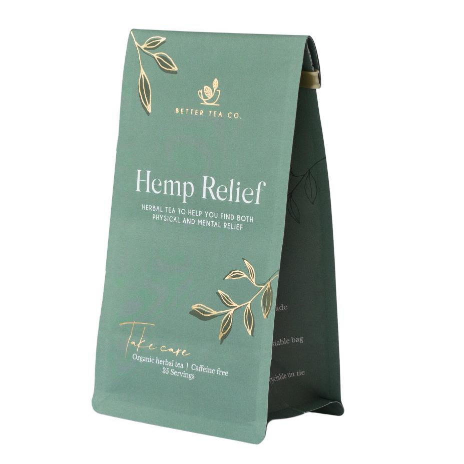 Better Tea Co. Hemp Relief Compostable Pouch 60g