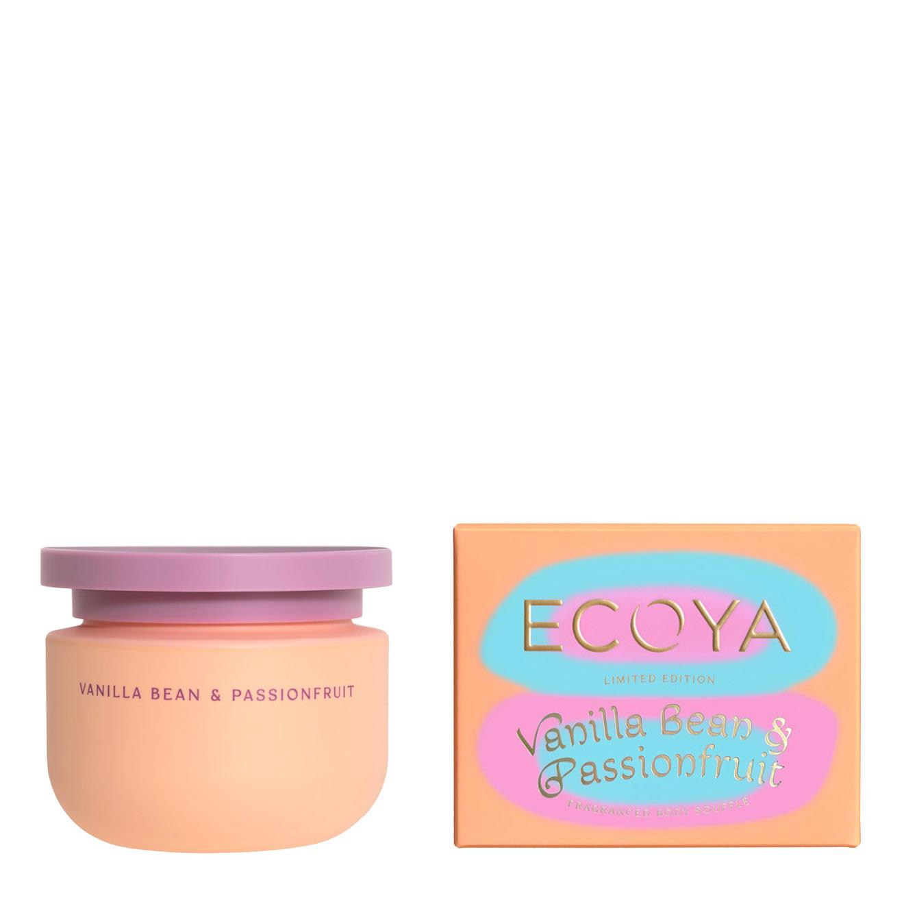 ECOYA Sorbet Summer: Vanilla Bean & Passionfruit Body Soufflé 150ml