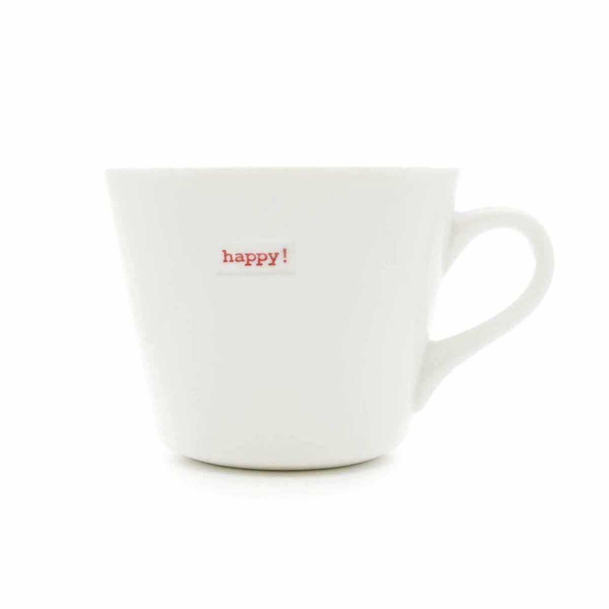 Keith Brymer Jones Bucket Mug - Happy!