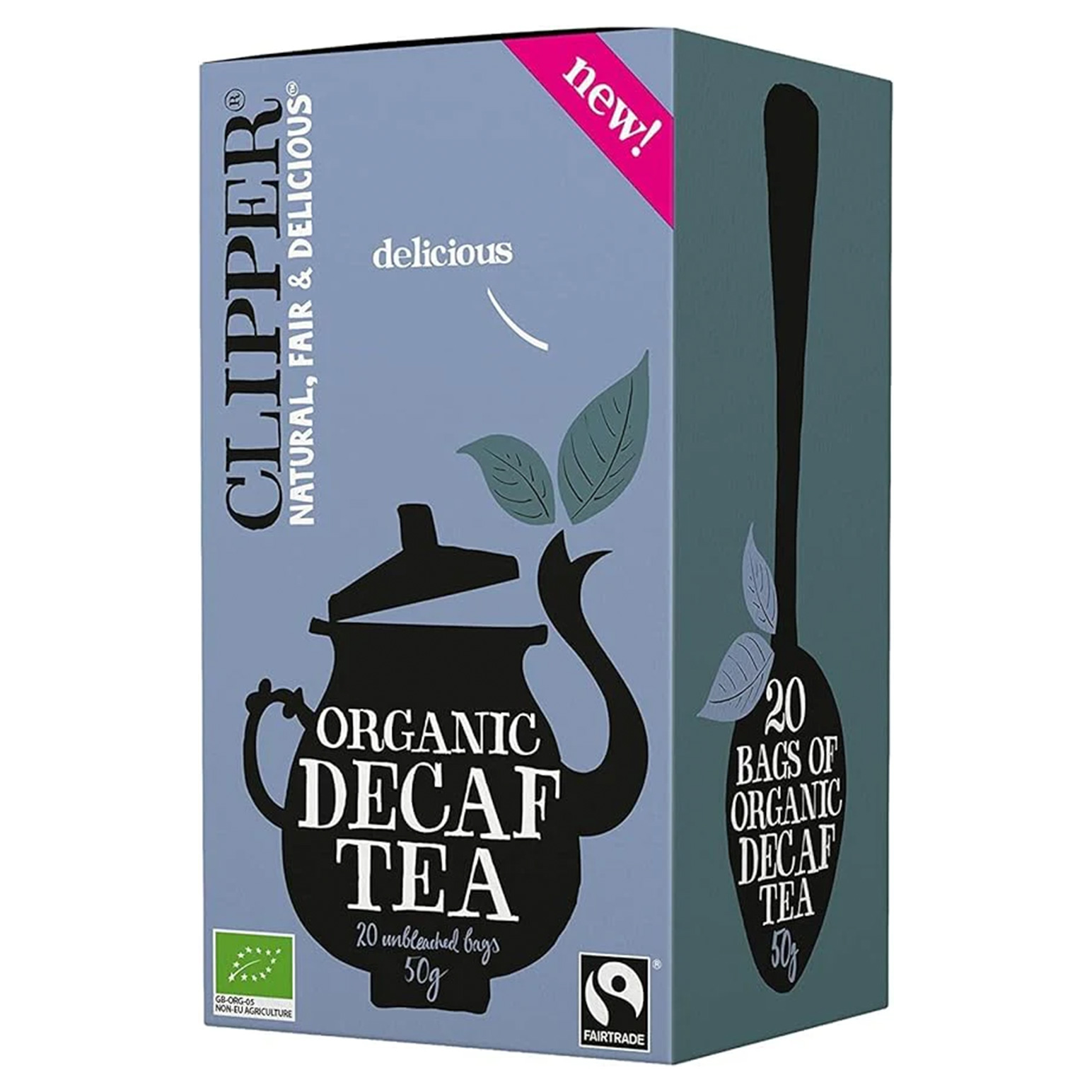 Clipper Tea Organic Decaf Tea 20 Tea Bags