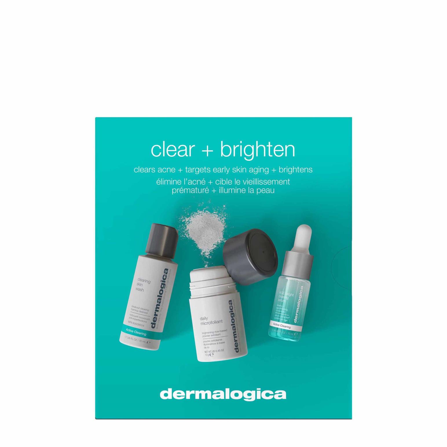 Dermalogica Clear + Brighten (Active Clearing) Kit