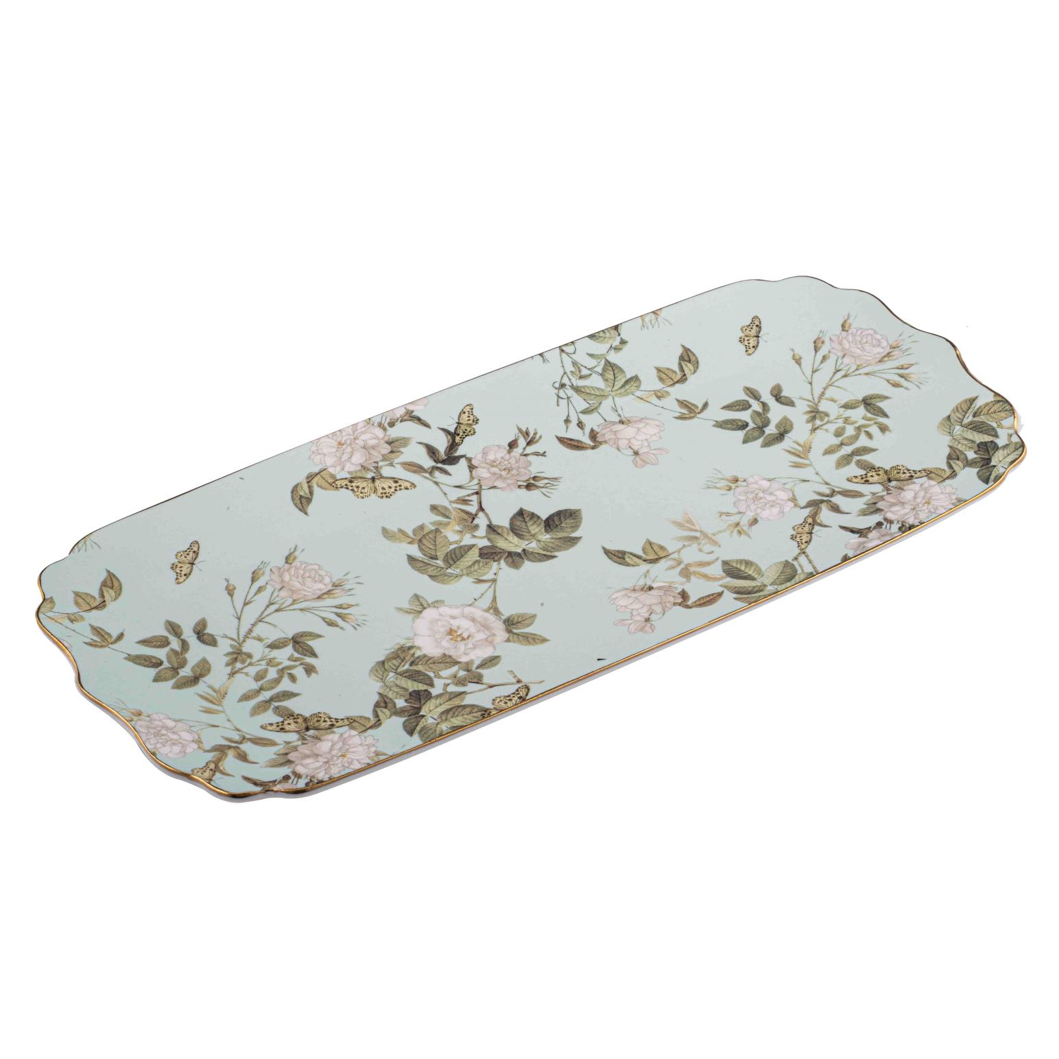 Ashdene Elegant Rose Mint Platter