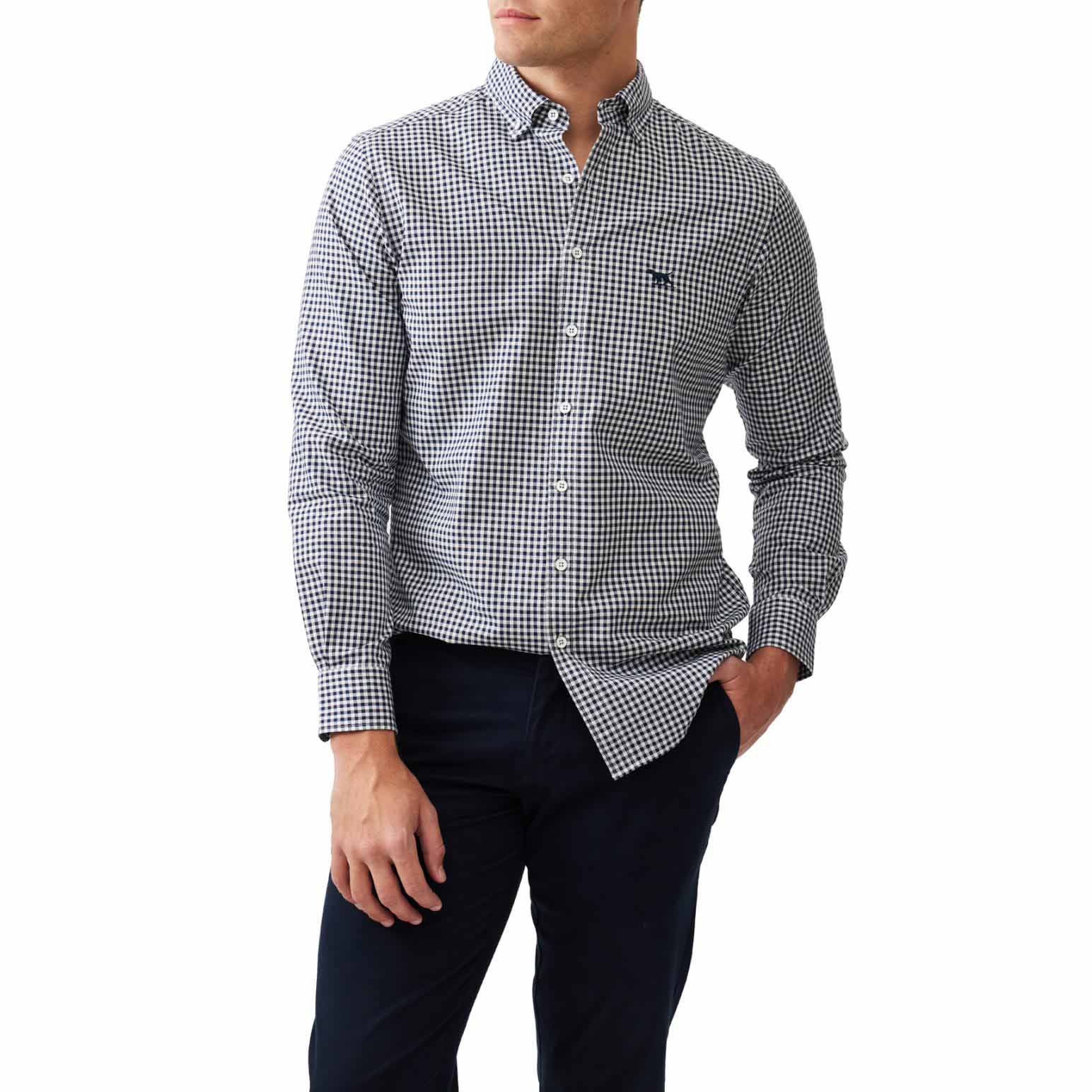 Rodd & Gunn Gunn Check Oxford Ls Sports Fit Shirt