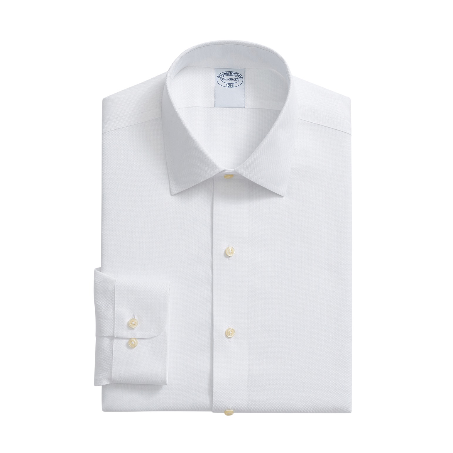 Brooks Brothers Non-Iron Ainsley Collar Royal Oxford Regular Dress Shirt