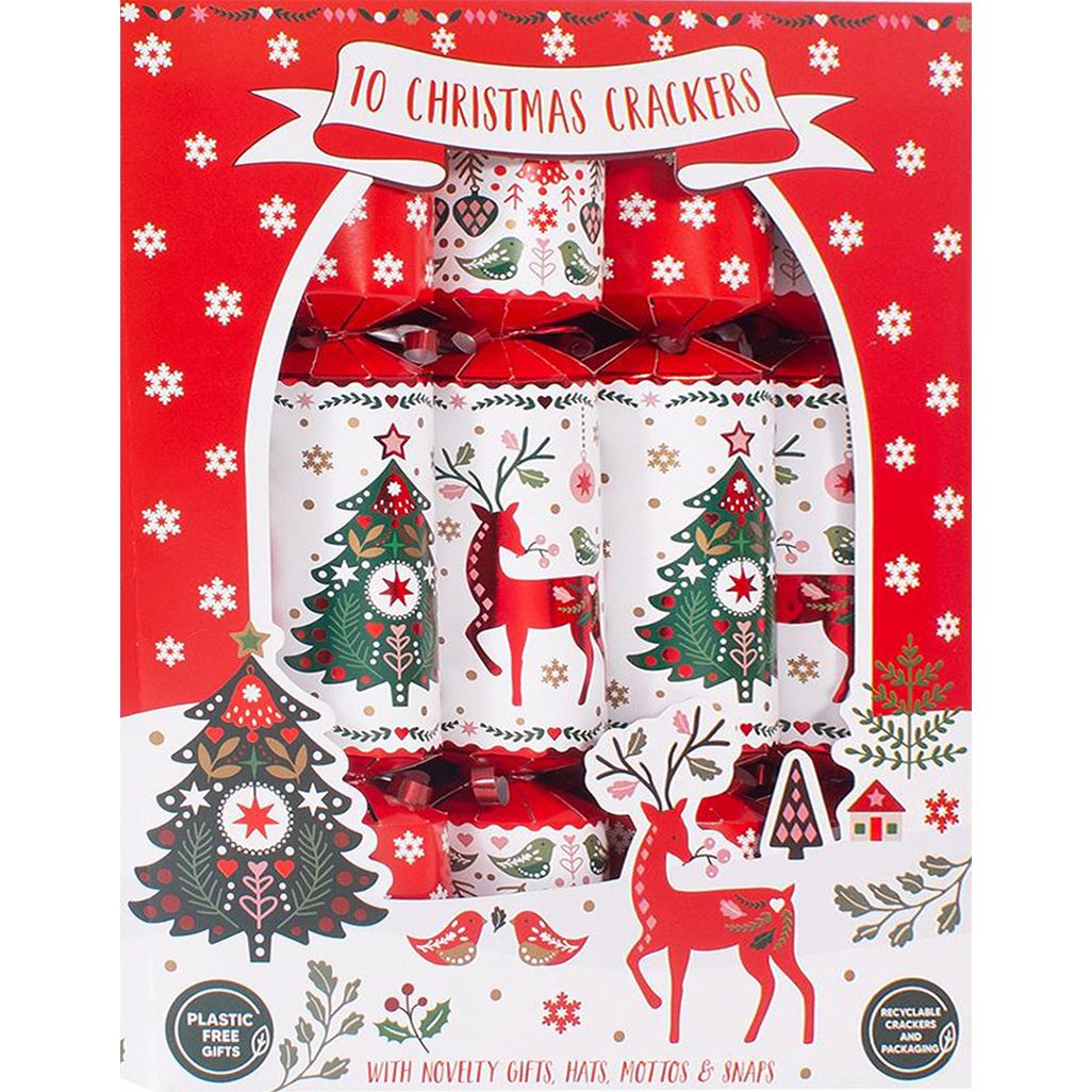 Family Scandi Christmas Crackers 10x12