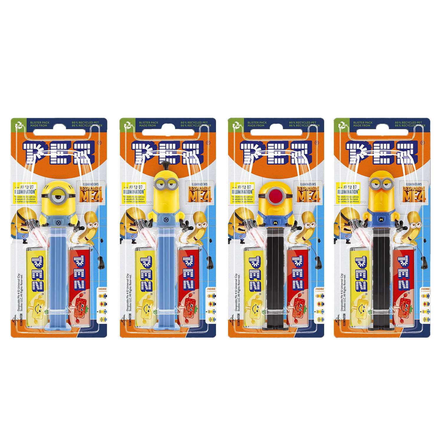 PEZ Despicable Me 4 Assorted Candy Dispenser 17g