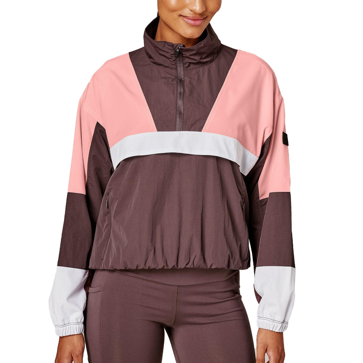 Running Bare Academy 1/2 Zip Windbreaker