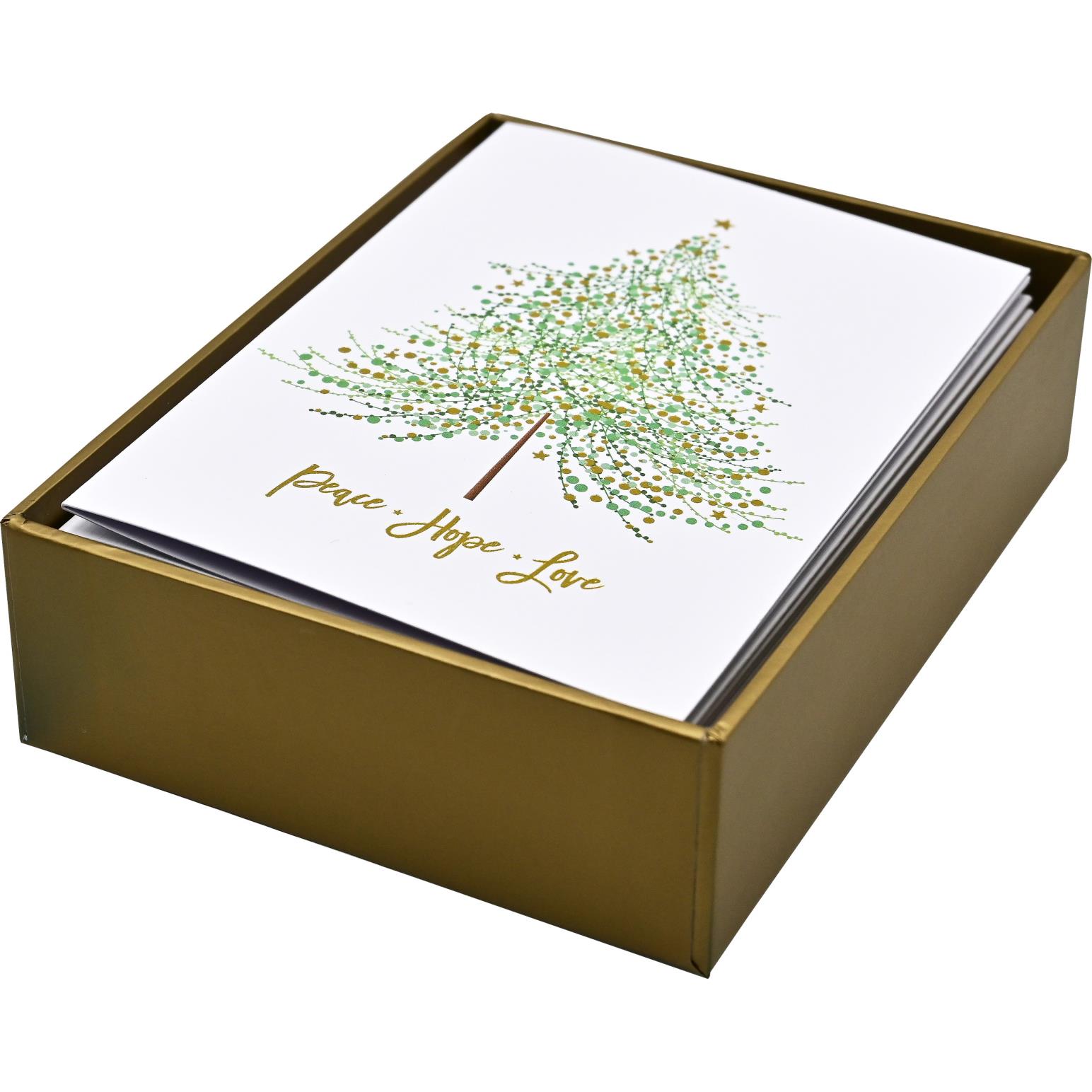 Image Gallery Christmas Box of 20: Tree Festve Greet