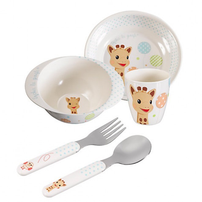 Sophie The Giraffe 3pc Meal Time Set