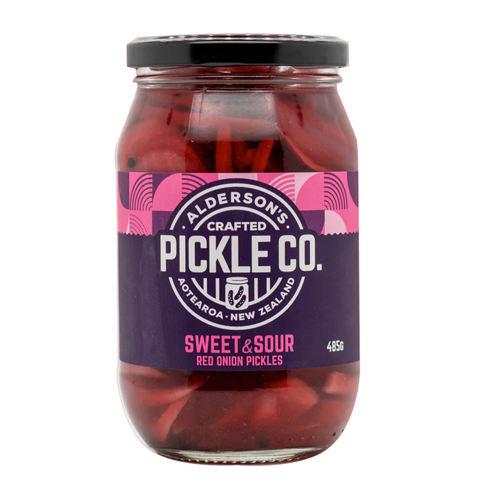 Alderson’s Pickled Red Onions Sweet & Sour 485g