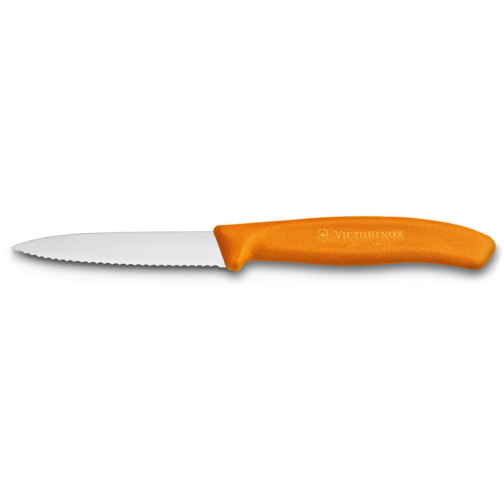 Victorinox Swiss Classic Paring Knife Serrated 8cm - Orange