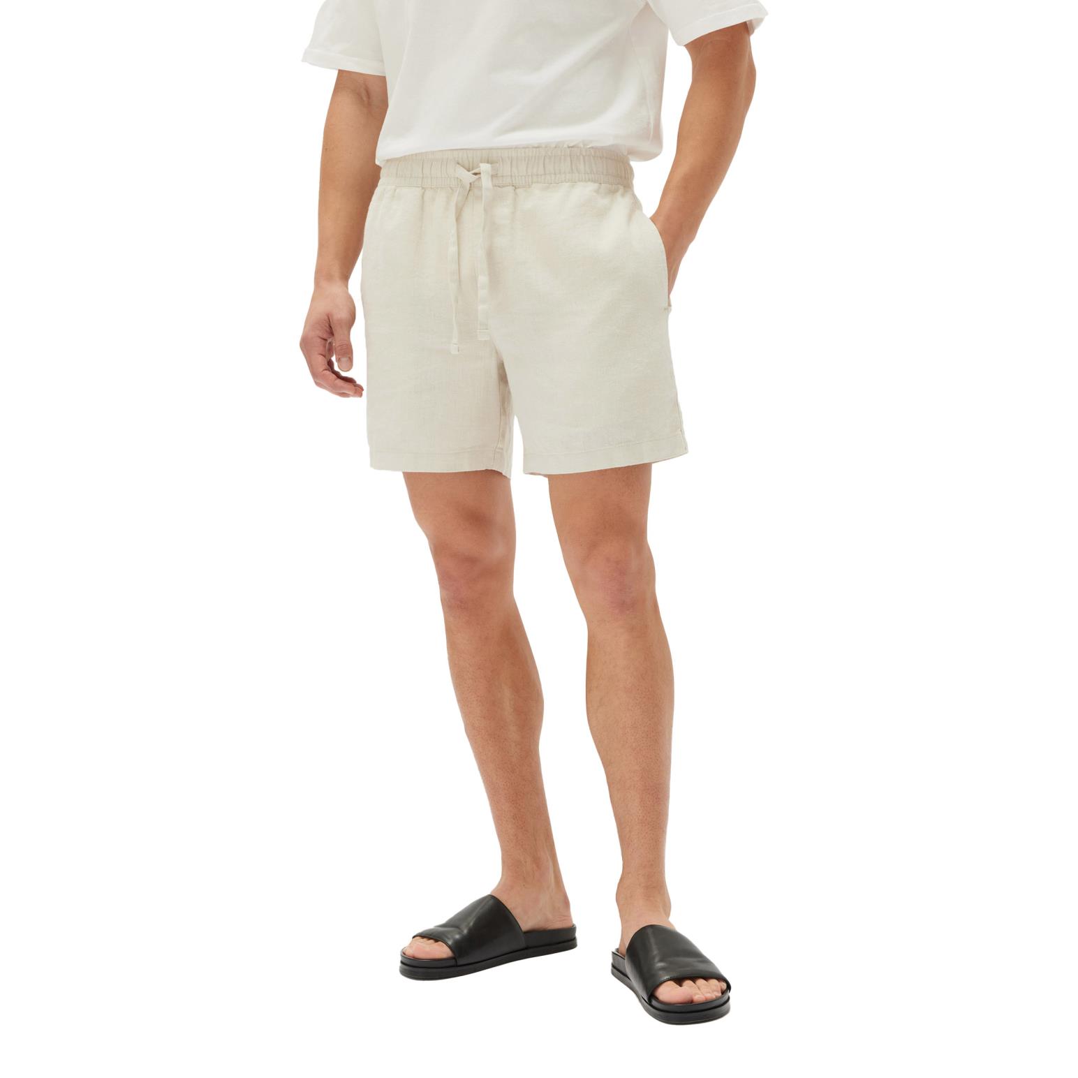 Assembly Label Tide Linen Short Limestone