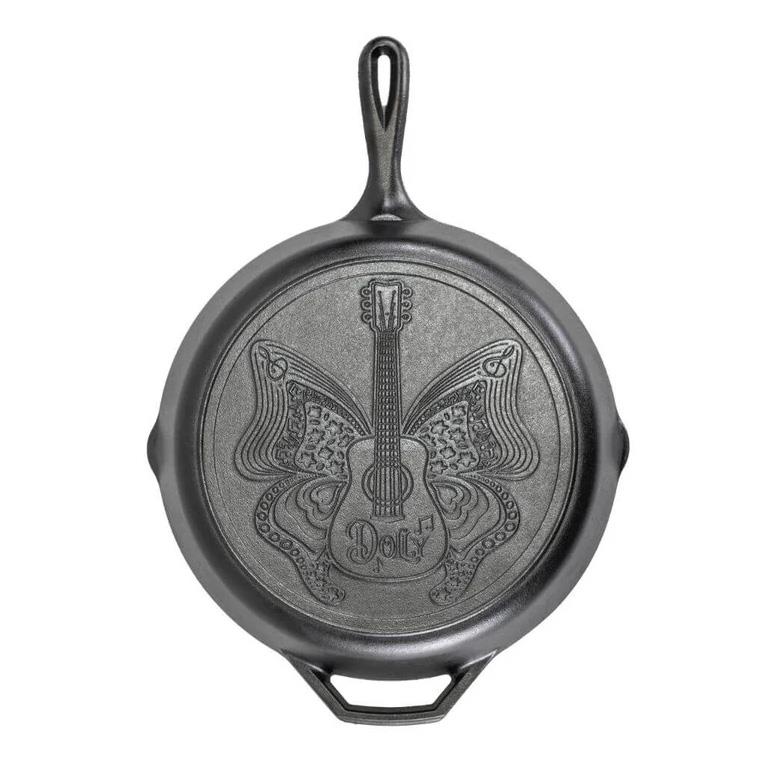 Lodge Dolly Parton Butterfly Logo Skillet 30cm