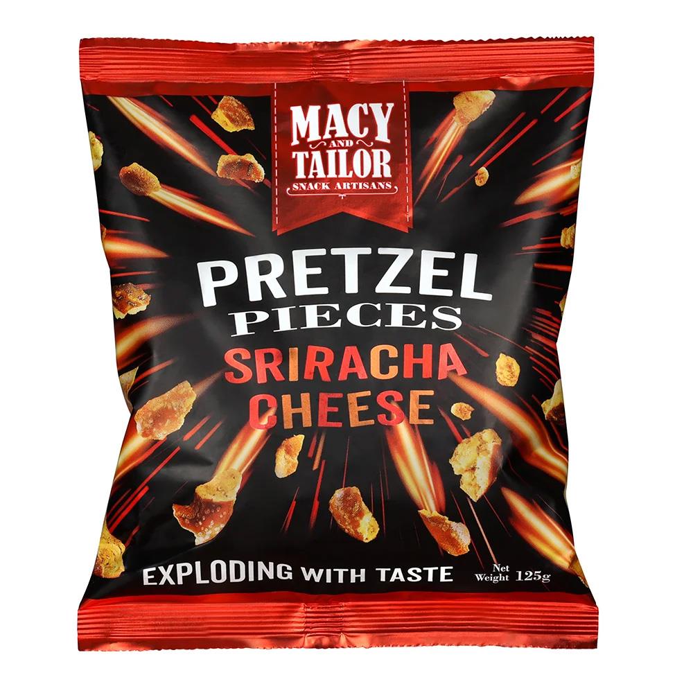 Macy & Tailor Pretzel Pieces Sriracha Cheese 125g