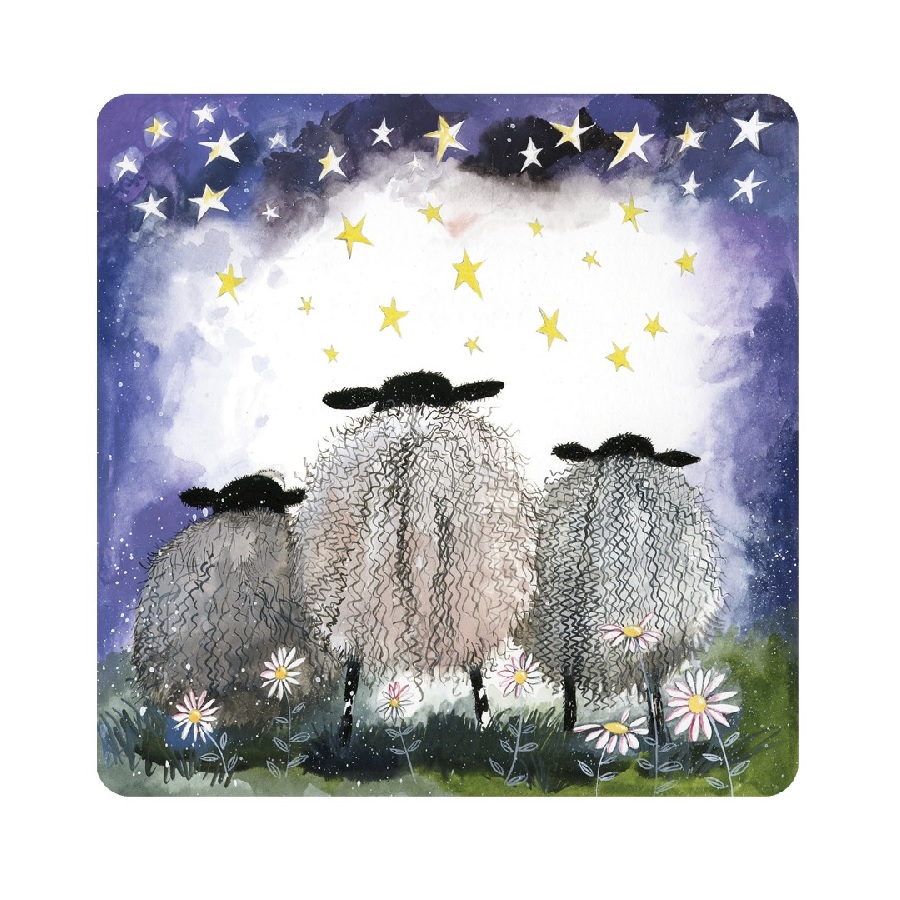 Alex Clark Starlight Sheep Coaster