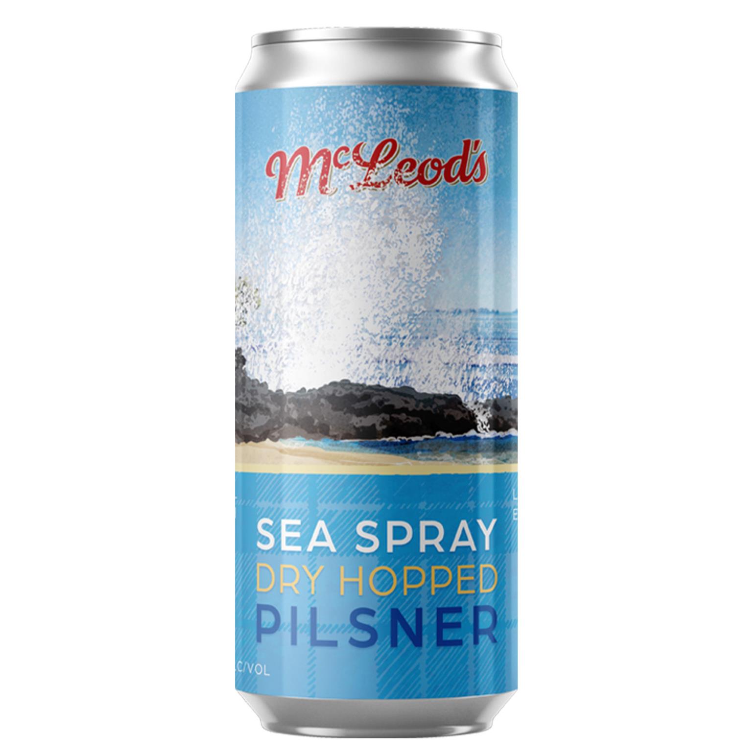 McLeod's Sea Spray Dry Hopped Pilsner 5.2% 440ml