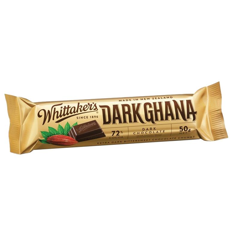 Whittakers Chunks Dark Ghana Chocolate Bar 50g